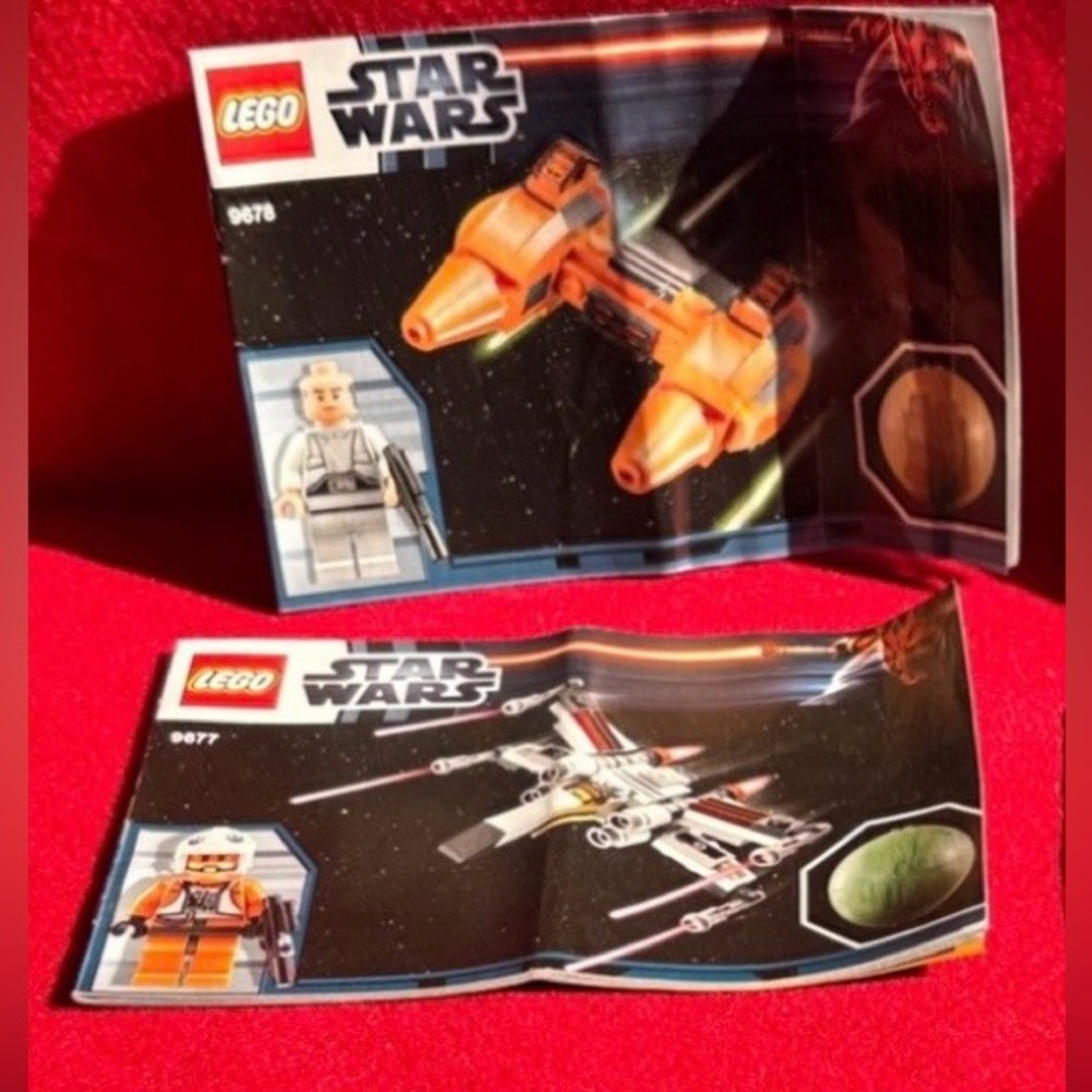 LEGO Star Wars Set - planet, figure and craft